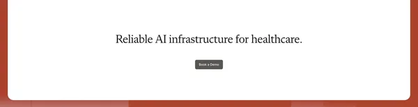 Amigo - The Trusted Platform for Building, Training, and Deploying Clinical Agents - Landing design inspiration