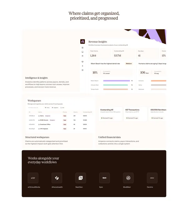 Amperos - Landing design inspiration