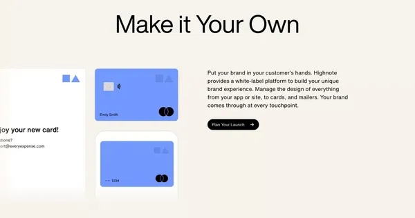 Highnote | Most Modern Card Issuer Processor and Program Management Platform - Landing design inspiration