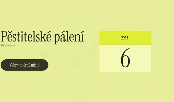 Vlastní Chutná Nejlíp | Pěstitelské pálení - Landing design inspiration
