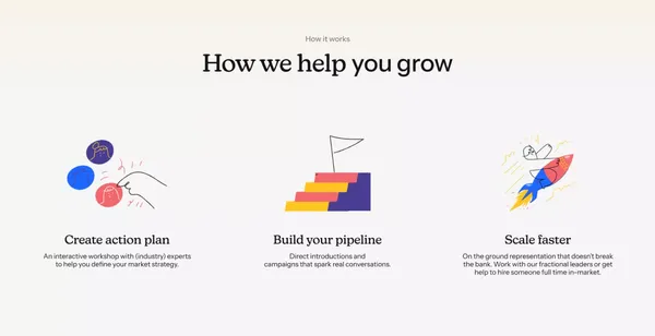 Haymarket HQ - Landing design inspiration