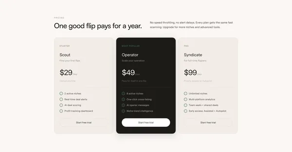 Spread — Flip Smarter - Landing design inspiration
