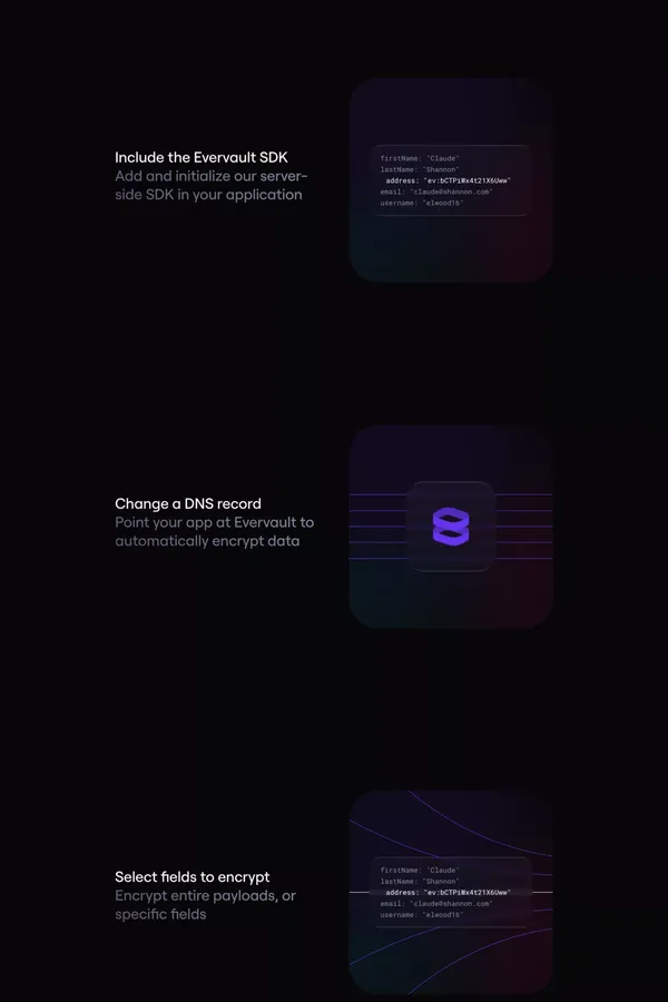 Encryption Infrastructure — Evervault - Landing design inspiration