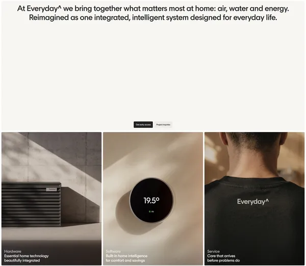 Everyday^ - Landing design inspiration