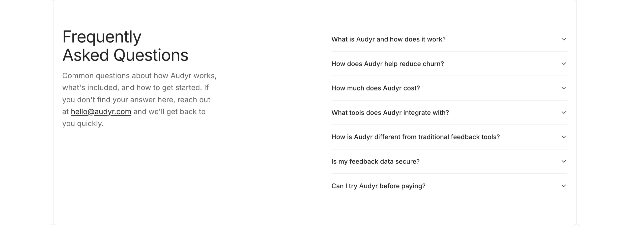 FAQ