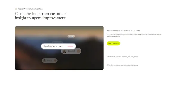 Solidroad - Precision AI QA & Coaching for CX Teams - Landing design inspiration