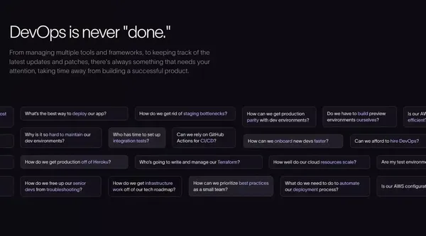 Coherence — The Heroku-like DX layer for your AWS - Landing design inspiration