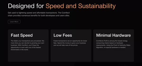 Coinflect - Landing design inspiration