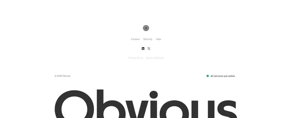 Obvious - Landing design inspiration