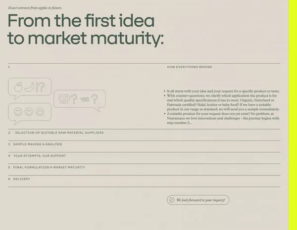 Nutramaxx · Naturally made. For you. - Landing design inspiration