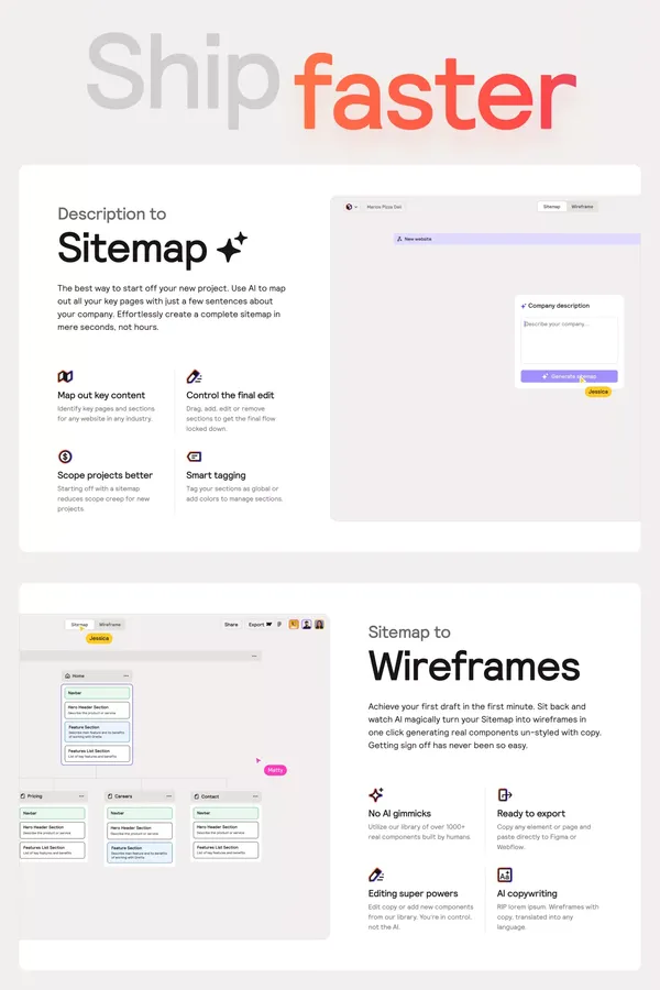 Relume — Websites designed & built faster with AI | AI website builder - Landing design inspiration