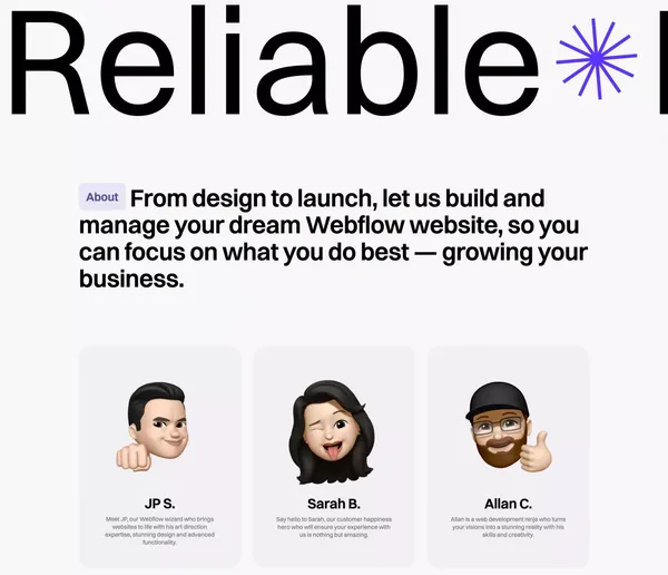 SuperSkills | Expert Webflow Development and Site Maintenance - Portfolio design inspiration