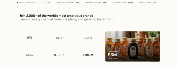 Marketer.com - The Growth Platform for Modern Ecommerce - Marketer - Landing design inspiration