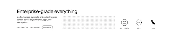 The Content Operating System for the AI era | Sanity - Landing design inspiration