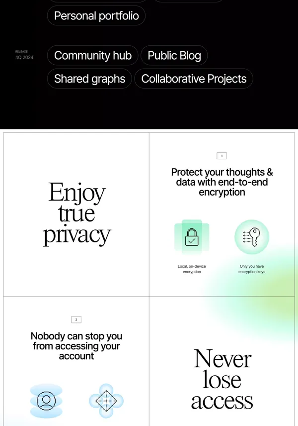 The Everything App - Landing design inspiration