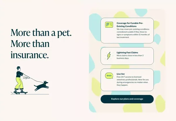 Rated Best Pet Insurance Plans | Figo Pet Insurance - Landing design inspiration