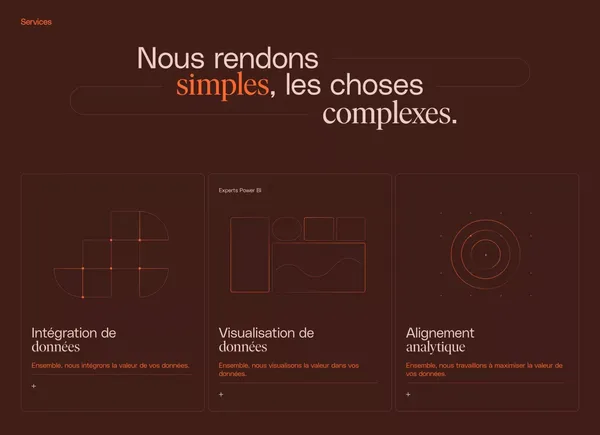 ventriloc - Nous transformons vos données en valeur - Landing design inspiration