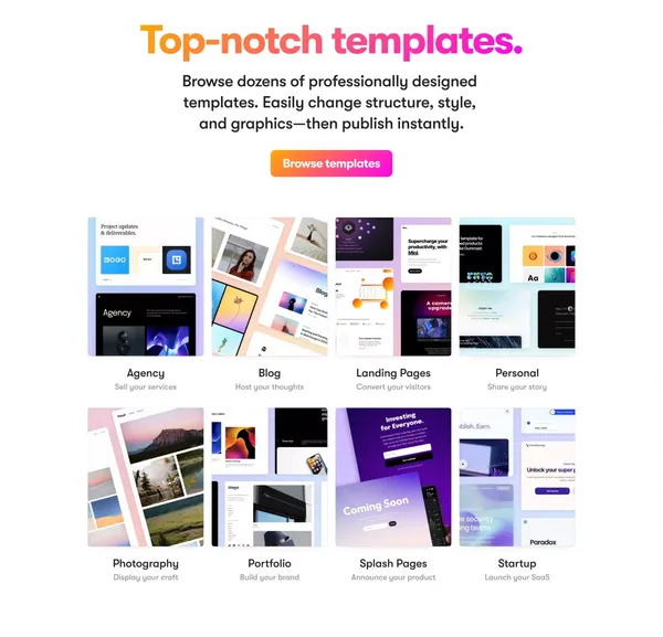 Framer: Ship sites with style - Landing design inspiration