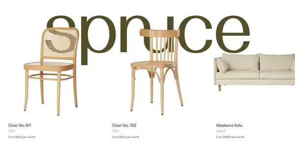 Spruce - Landing design inspiration