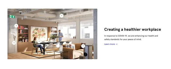 WeWork | Office Space and Workspace Solutions - Landing design inspiration