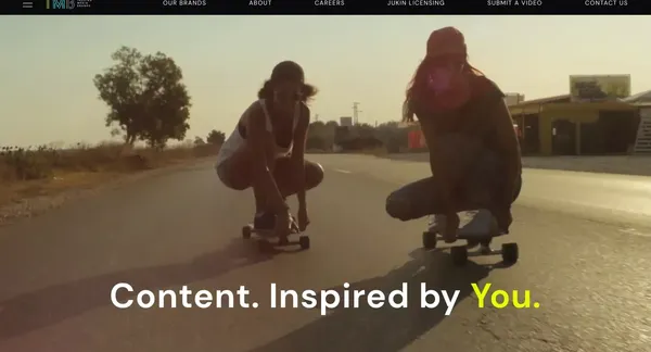 TMB | Connecting Audiences | Content. Inspired by You. - Landing design inspiration