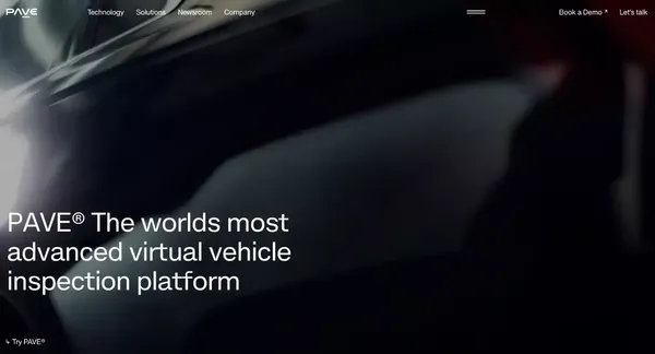PAVE | Vehicle Inspection API - Landing design inspiration