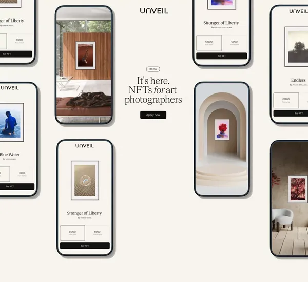 Unveil Membership - Landing design inspiration