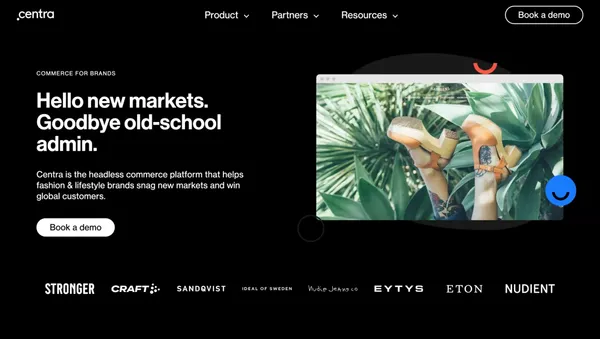Centra: Headless Ecommerce Platform for Lifestyle & Fashion Brands - Landing design inspiration