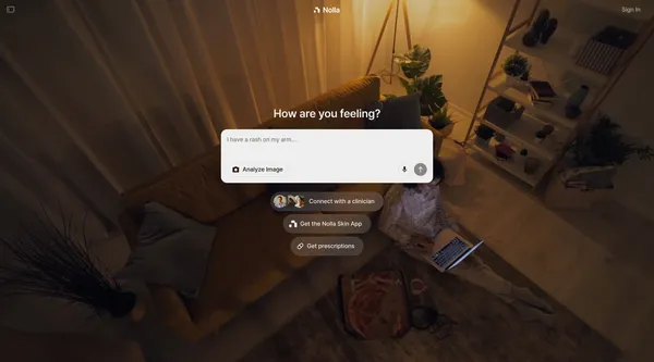 Nolla — Great Care Starts with Good Questions - Landing design inspiration