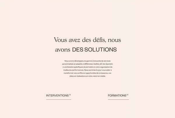 Accueil - Sagacia - Landing design inspiration