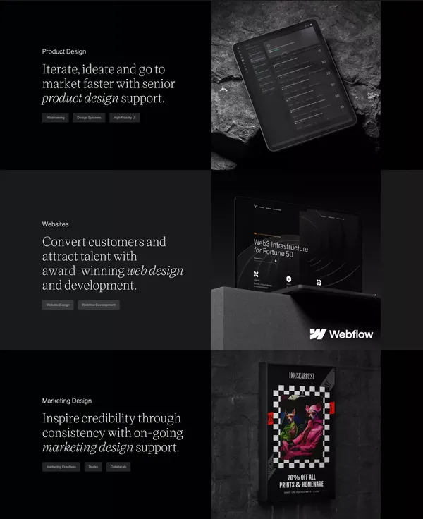 Figurative Design Studio - Portfolio design inspiration