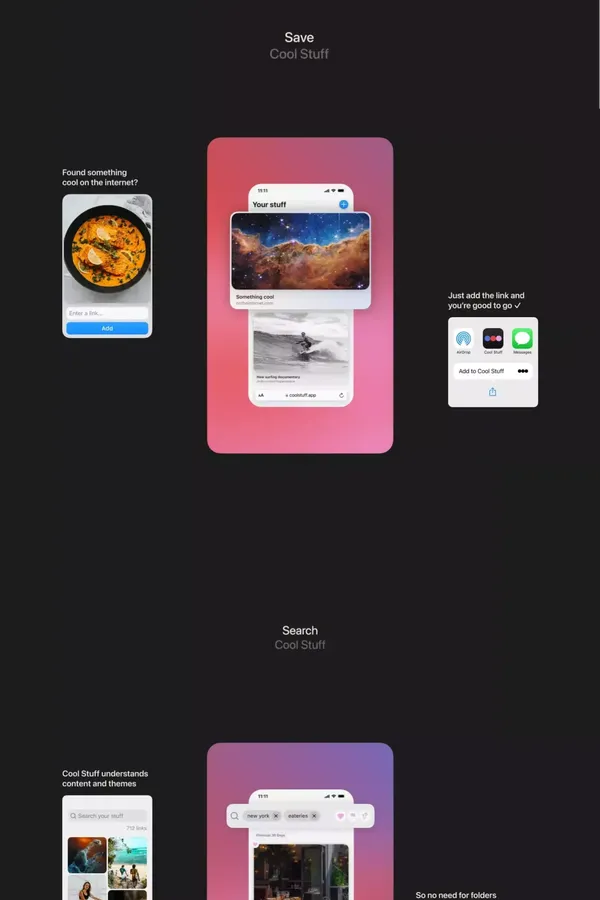 Cool Stuff - Landing design inspiration