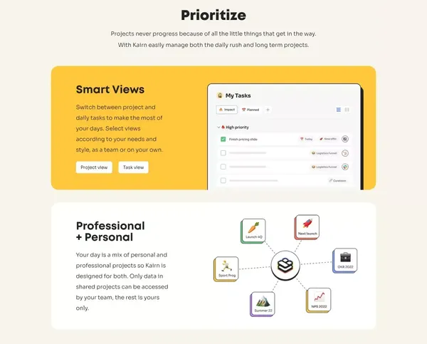 Kairn - Get Great Days - Landing design inspiration