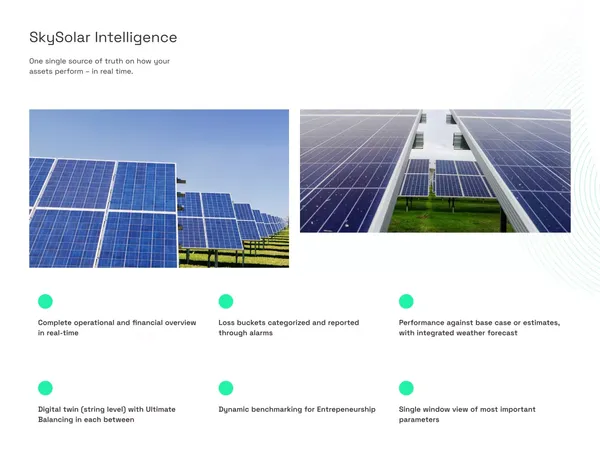 Solar Sky - Landing design inspiration