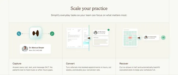 Clarion | Automate phone based workflows with conversational AI - Landing design inspiration