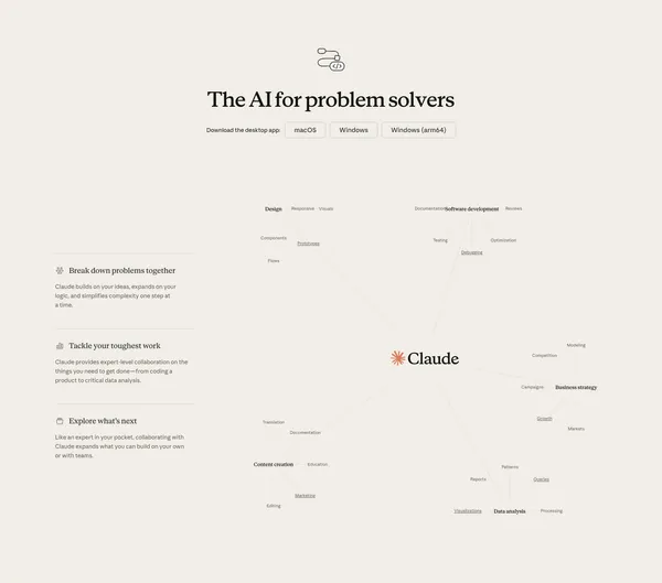 Overview | Claude - Landing design inspiration