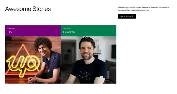 Euphemia | Making Australia’s startup scene Awesome - Landing design inspiration