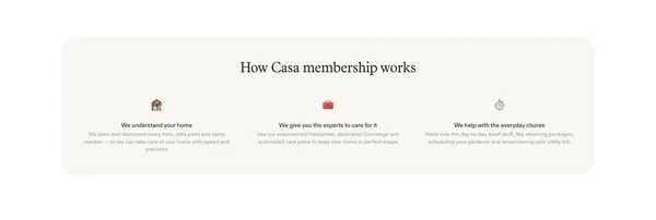 Casa – your home, on autopilot - Landing design inspiration