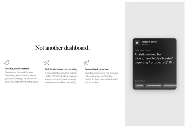 Twine - Landing design inspiration