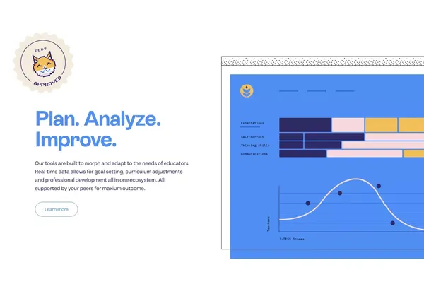 Eduphoria! - Landing design inspiration