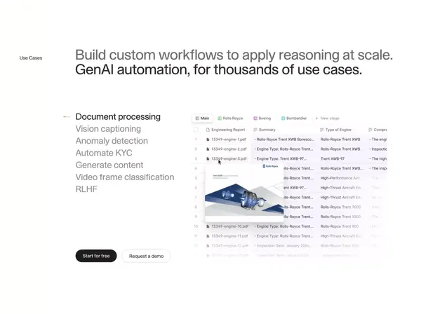 V7 Go | Automate Tasks at Scale with LLMs & Gen AI Workflows - Landing design inspiration