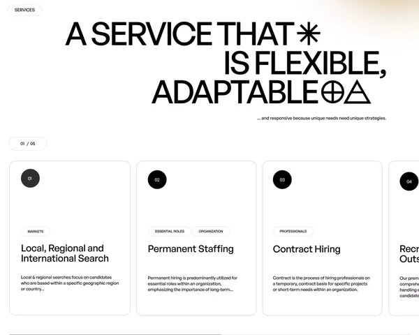 HYYPATIA — a Contemporary Recruitment Consultancy - Landing design inspiration