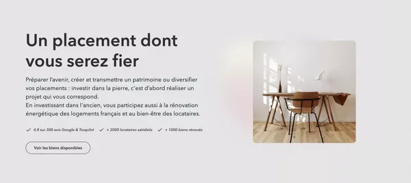 Masteos : le temple de l'investissement locatif clés en main - Landing design inspiration