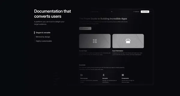Mintlify — The documentation you want, effortlessly - Landing design inspiration