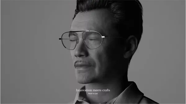 The Other Glasses - Landing design inspiration