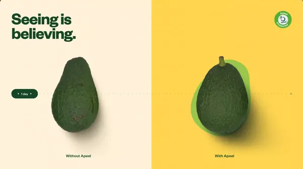 Apeel | Food Gone Good - Landing design inspiration