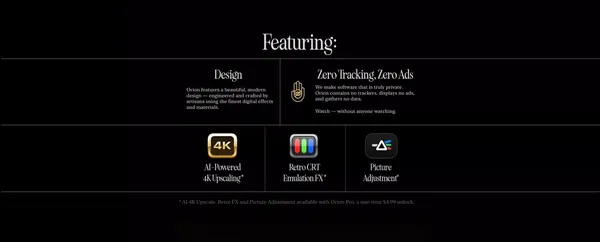 Orion - HDMI Monitor for iPad - Landing design inspiration