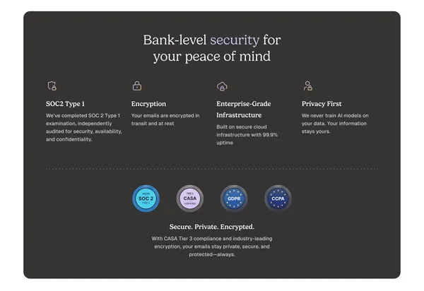 Jace AI | Your 24/7 Email Assistant That Drafts for You - Landing design inspiration