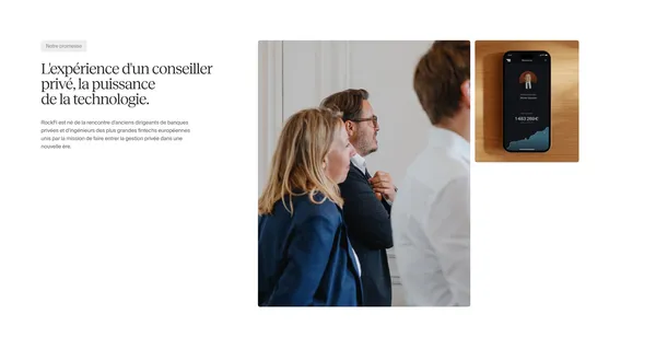 RockFi - La nouvelle gestion privée - Landing design inspiration