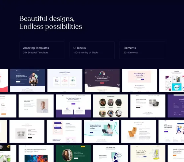Dorik - Build Beautiful Websites Without Code! - Landing design inspiration